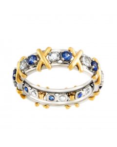 Каблучка з кольоровим камінням 301-4143